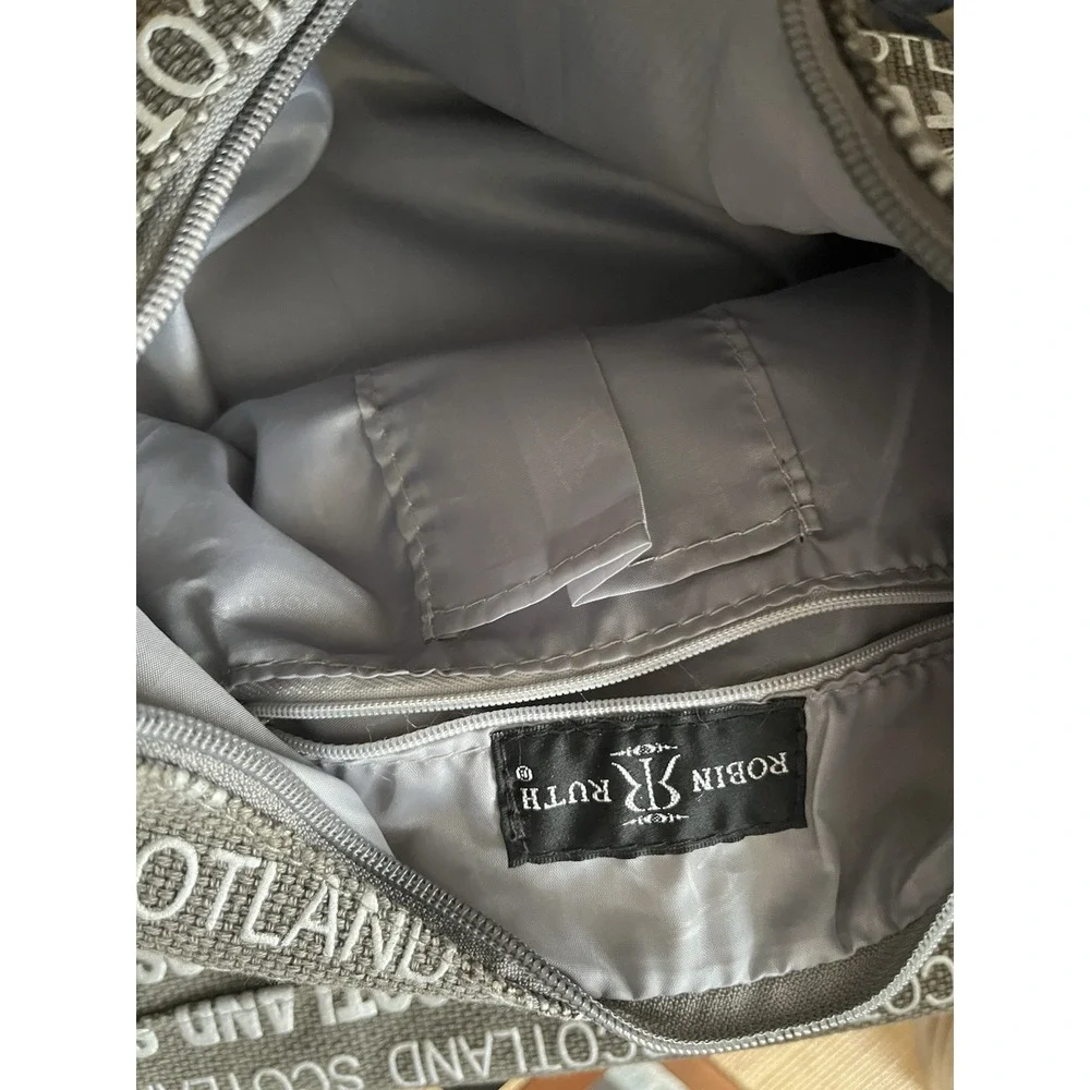 Robin Ruth Julia Cotton Slouched Hobo Shoulder Tote Bag Scotland